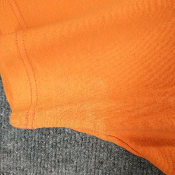 Super T's Men's St. Thomas U.S. Virgin Islands Henley Shirt Orange XL Pockets - Picture 6 of 16